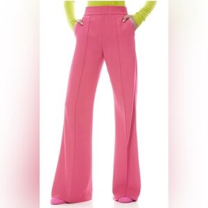 Alice + Olivia DYLAN HIGH WAISTED WIDE LEG PANT